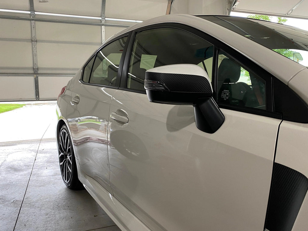 3D Carbon Turn Signal Mirror Cover Protector - 15+ WRX / STI StickerFab