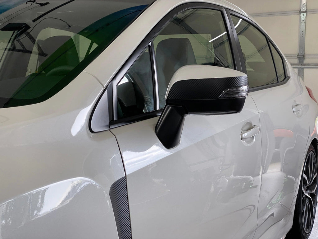 3D Carbon Turn Signal Mirror Cover Protector - 15+ WRX / STI StickerFab