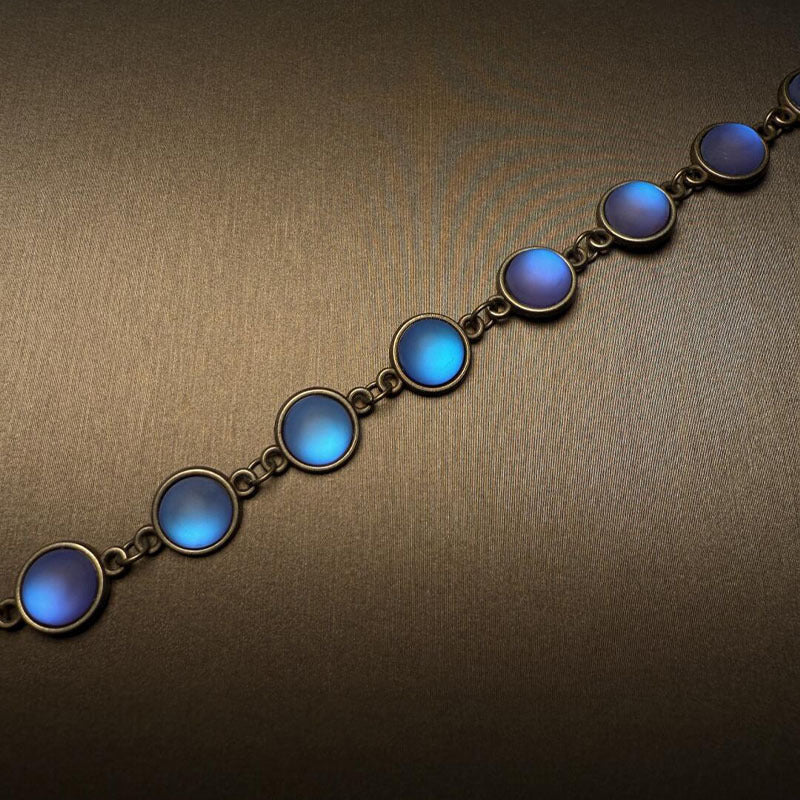 New European & American Vintage Blue Heavy-Duty Bracelet, Unique High-End Design, Elegant Stylish Versatile Women Jewelry Vera Lux