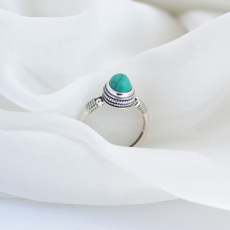 New Arrival S925 Silver-Plated Handmade Ring Vintage Style Vera Lux
