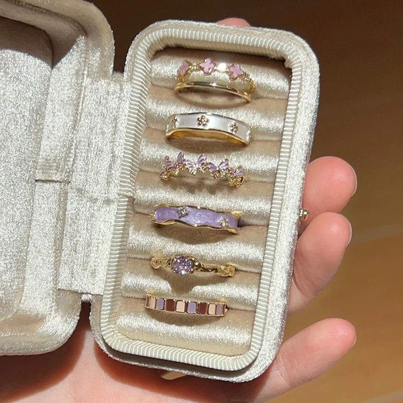 Exquisite Enamel Colored Glaze Ring For Women, 3D Butterfly, Versatile & Fashionable, S925 Silver-Plated, Adjustable Opening, Index Finger Ring Vera Lux
