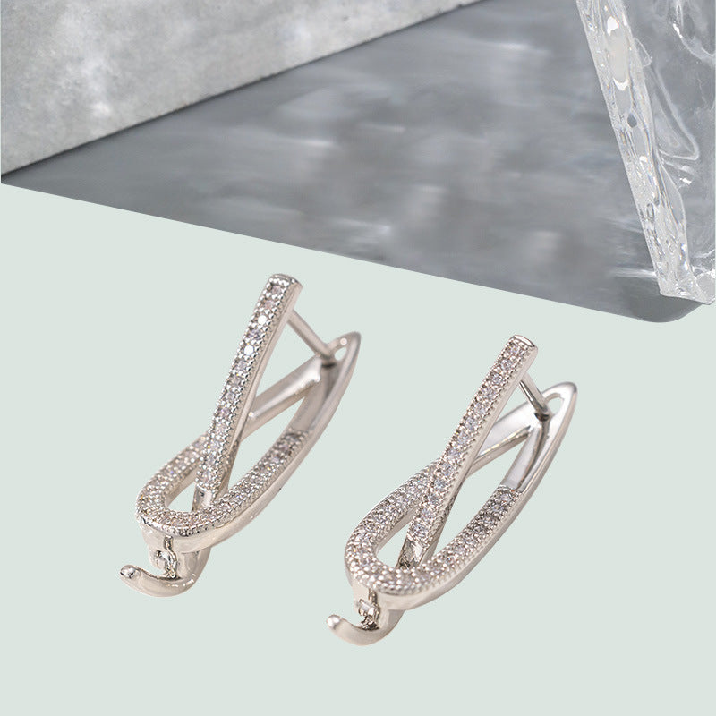 Geometric Copper Micro Earrings Vera Lux