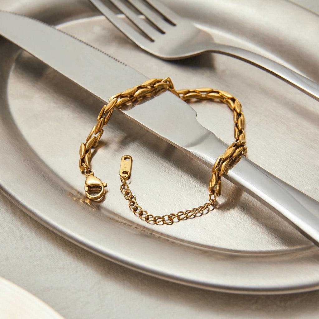 18k gold light luxury high-end bracelet Vera Lux