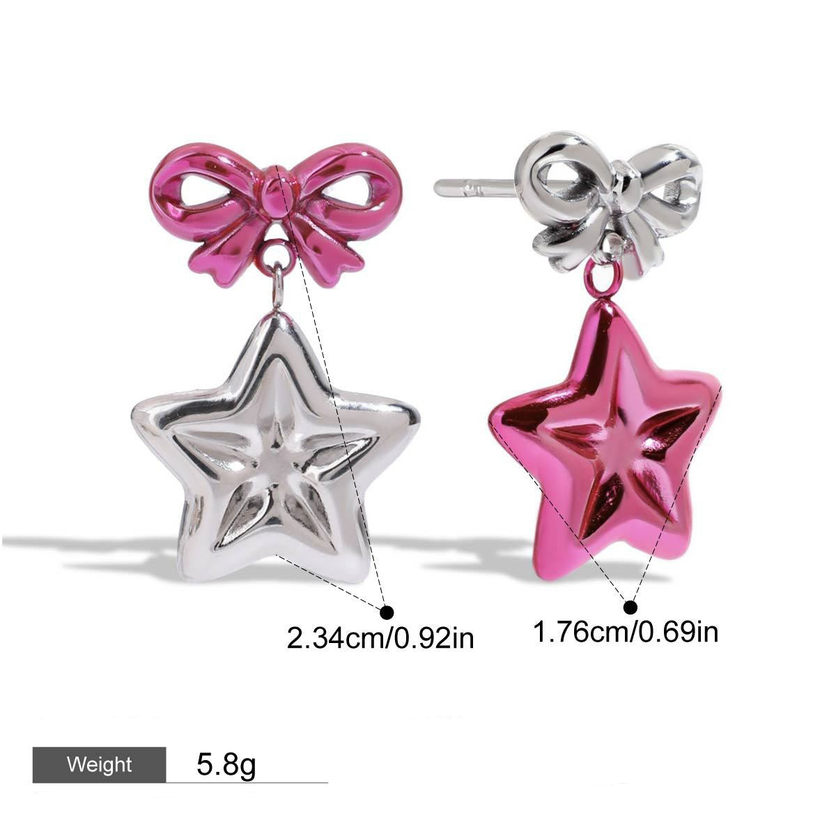18K Goldfish Shape Design Exquisite Fashion Necklace Earrings Set Vera Lux