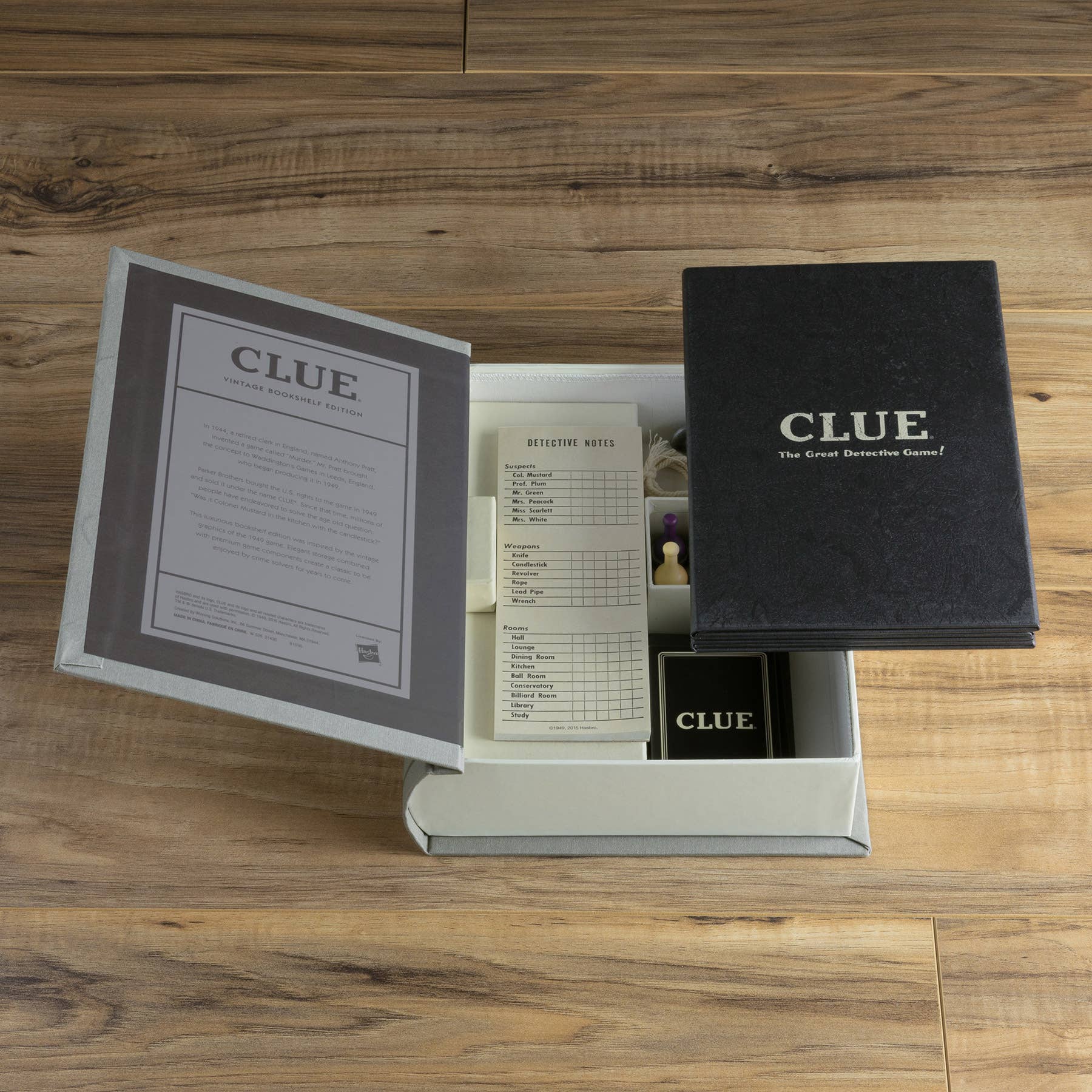 Clue - Vintage Bookshelf Edition Bards & Cards