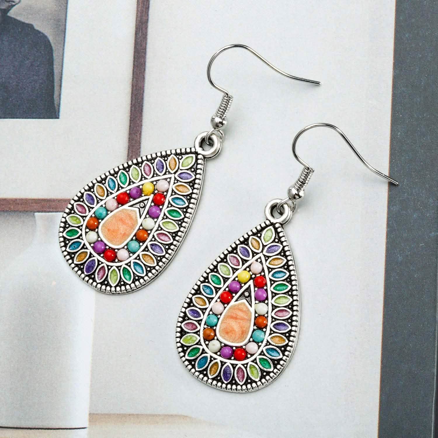 4-Pair: Bohemian Vintage Dangle Earrings DailySale
