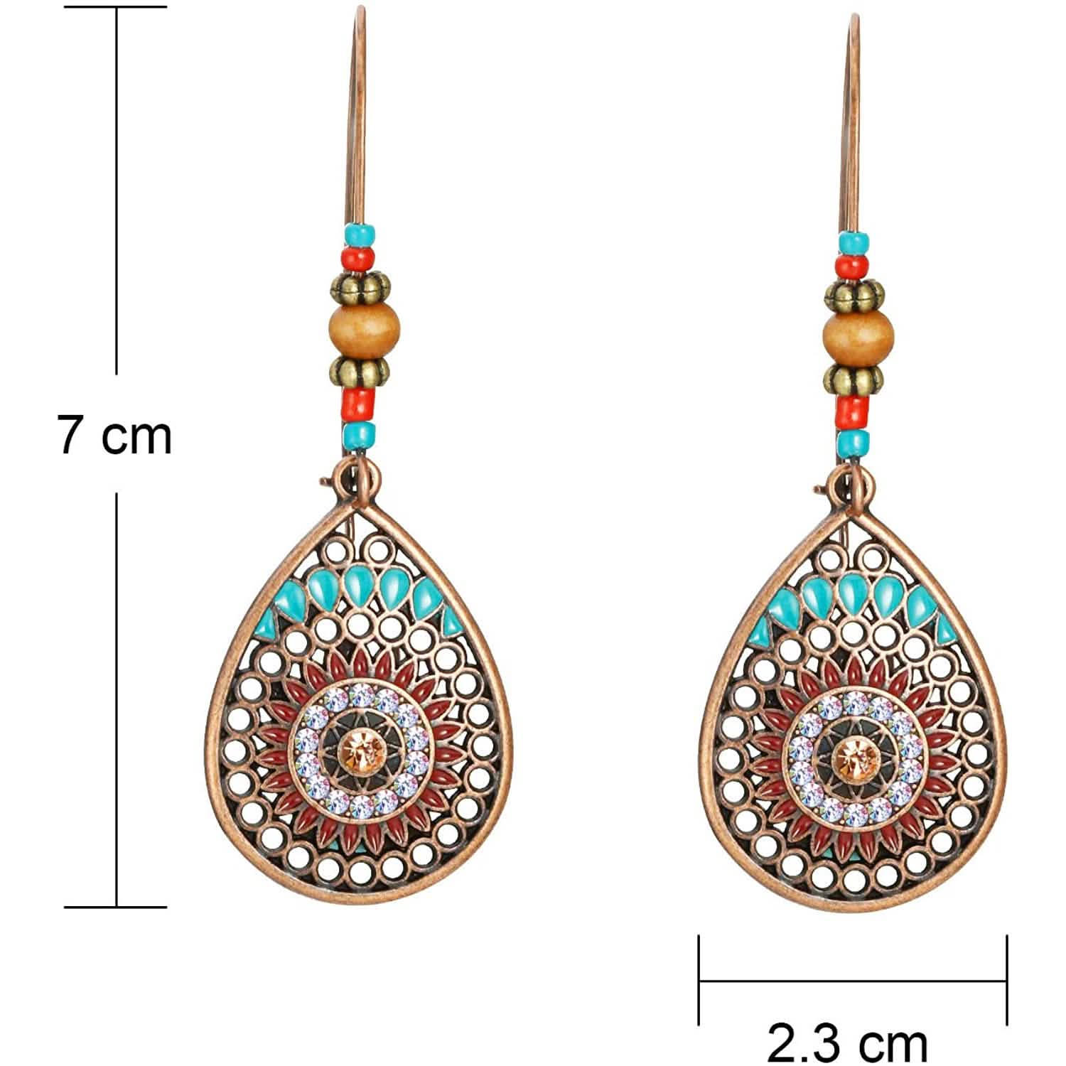 4-Pair: Bohemian Vintage Dangle Earrings DailySale
