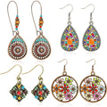 4-Pair: Bohemian Vintage Dangle Earrings DailySale
