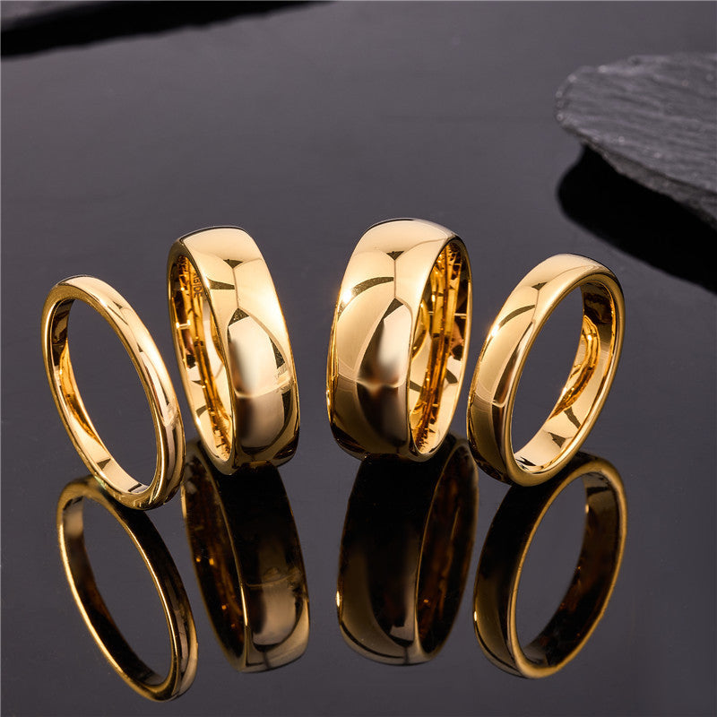 Sleek Unisex Polished Tungsten Carbide Ring That Wont Fade Vera Lux