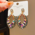 Court-style Flower And Water-drop Earrings Vera Lux