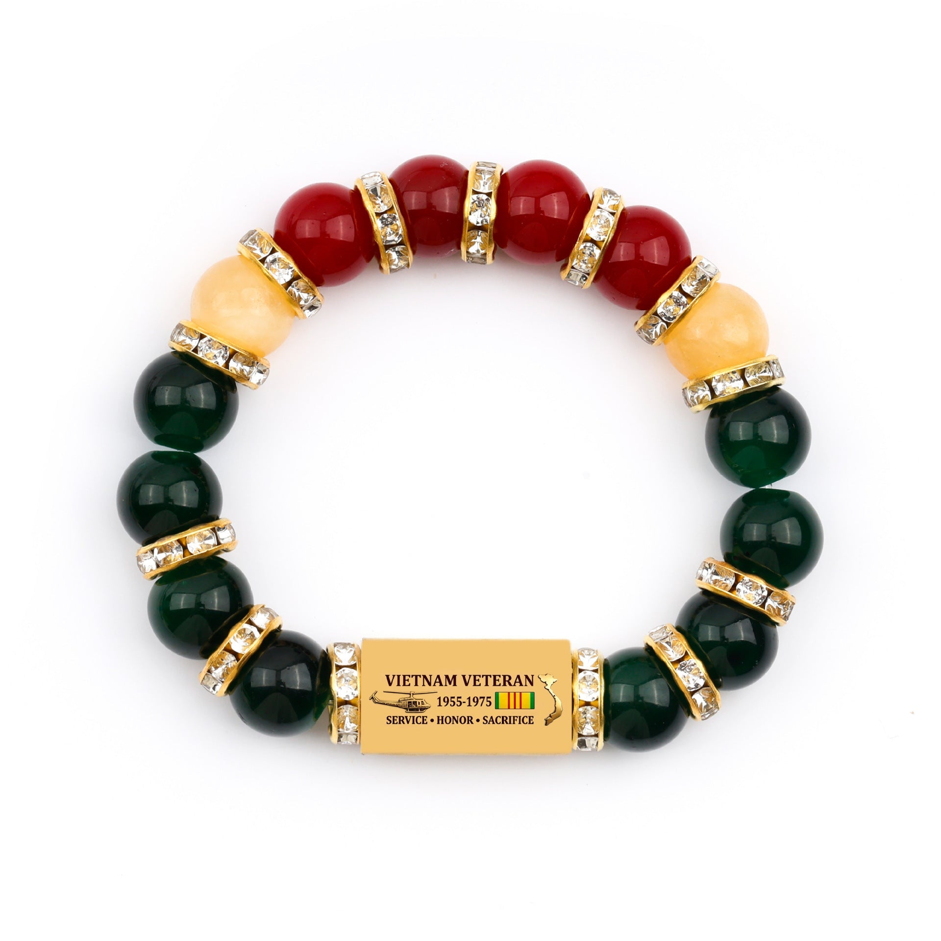 Niche Daily Wear Women Bracelet Alloy Gold White Chalcedony Cross Ornament Vera Lux