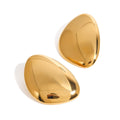 18k gold geometric design simple and versatile earrings Vera Lux