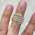 Women's Affordable Luxury Circular Multi-Layer Ring Vera Lux
