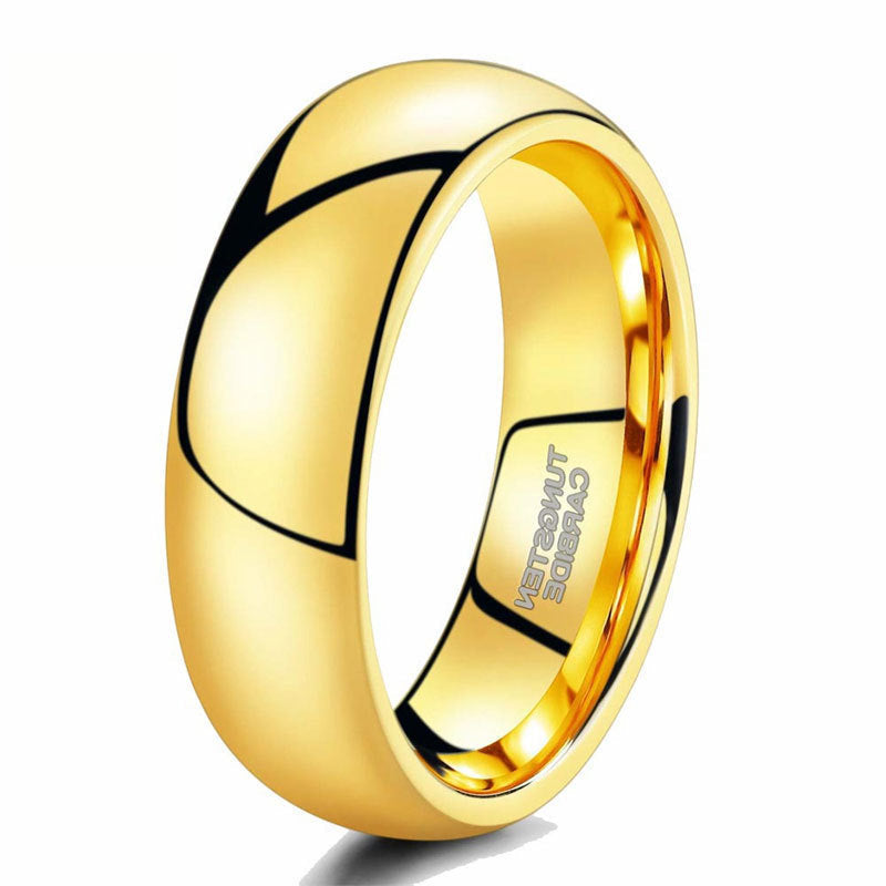 Sleek Unisex Polished Tungsten Carbide Ring That Wont Fade Vera Lux