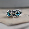 Vintage Owl Ring For Women Men, Creative Personality, Adjustable Open Ring Vera Lux
