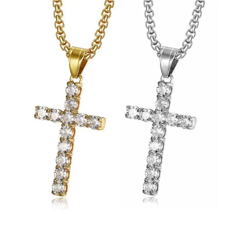 Hot-selling Titanium Steel Fade-resistant Necklace In European And American Styles For Cross-border E-commerce Vera Lux