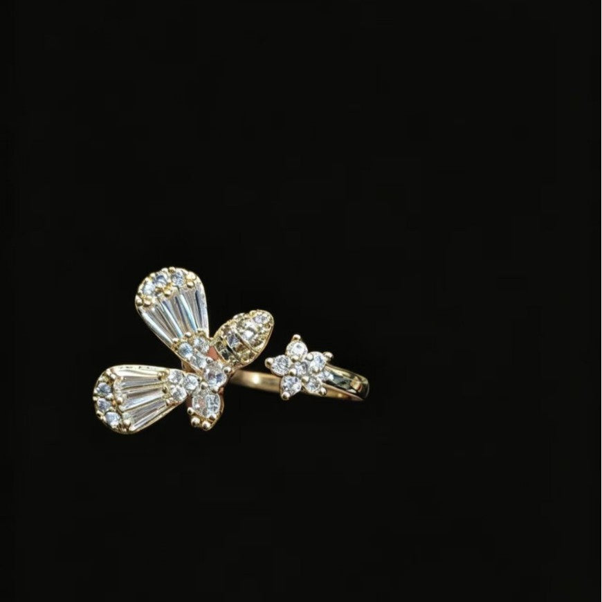 Fashionable Instagram-style Zircon Ring For Women Vera Lux
