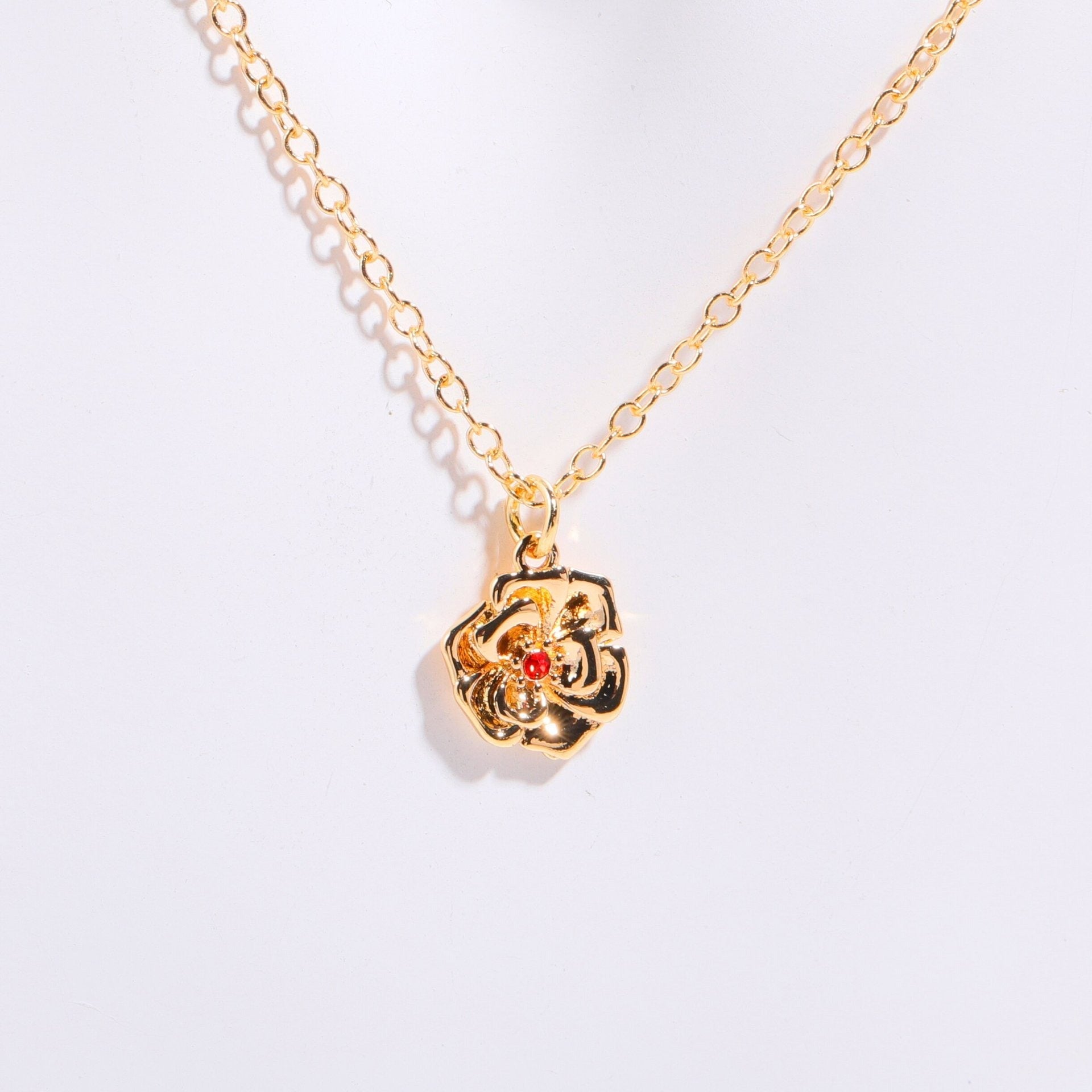 18 Gold December Birth Flower Bracelet Vera Lux