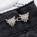 Thorny Heart waist buckle-Silver-Alloy-1 pair Vera Lux