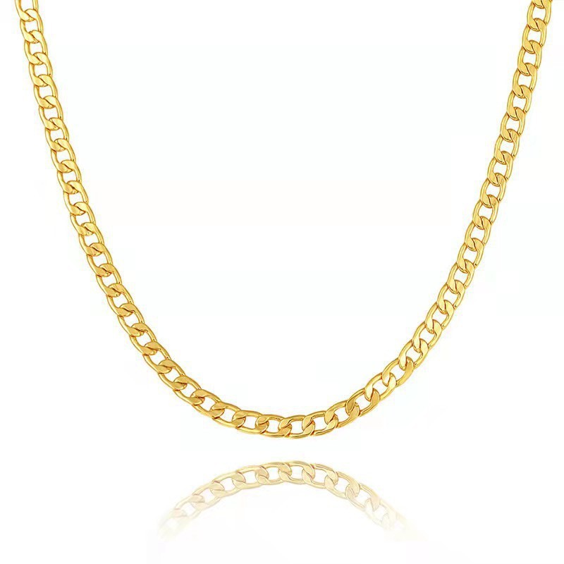 Fashionable Minimalist Cuban-link Necklace With A Premium Feel Vera Lux