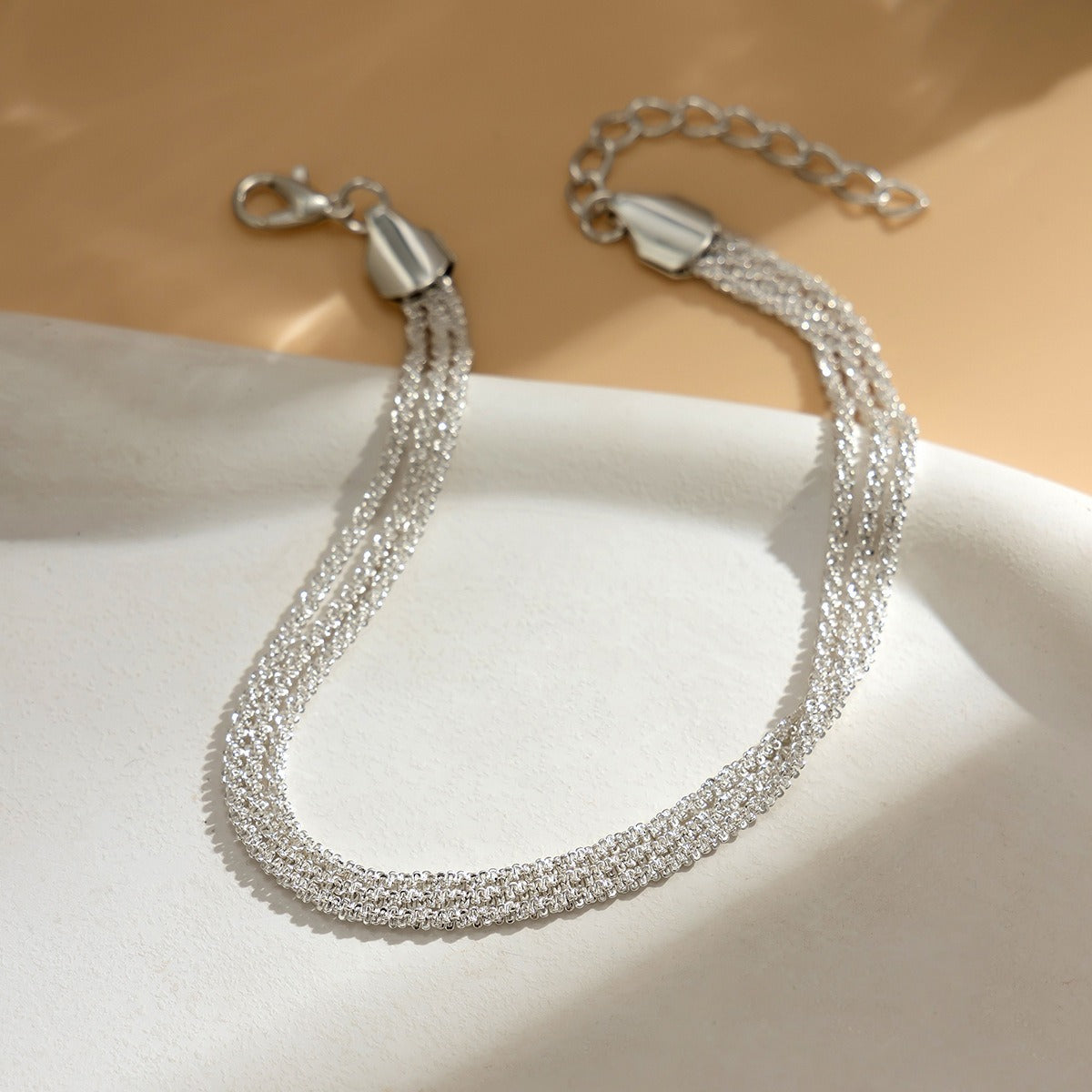 Sparkling naked chain multi-layer wrapped chain Vera Lux