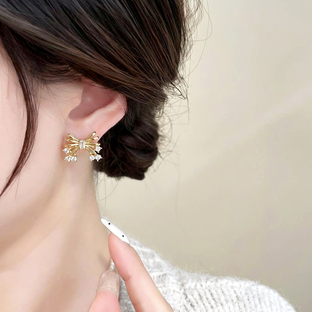 Minimalist High-end Butterfly Stud Earrings Vera Lux