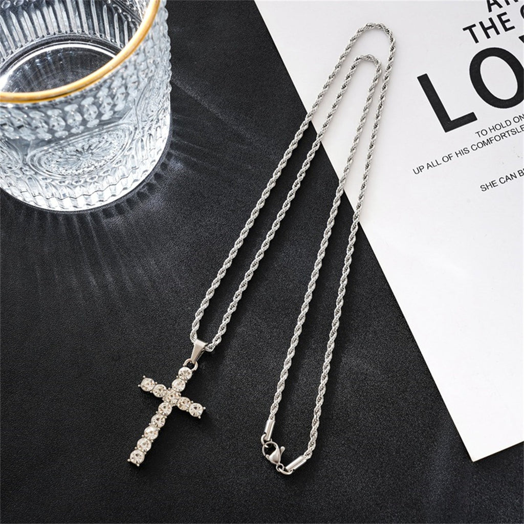 Diamond Pendant Necklace Men's Hip-hop Cold Wind Vera Lux