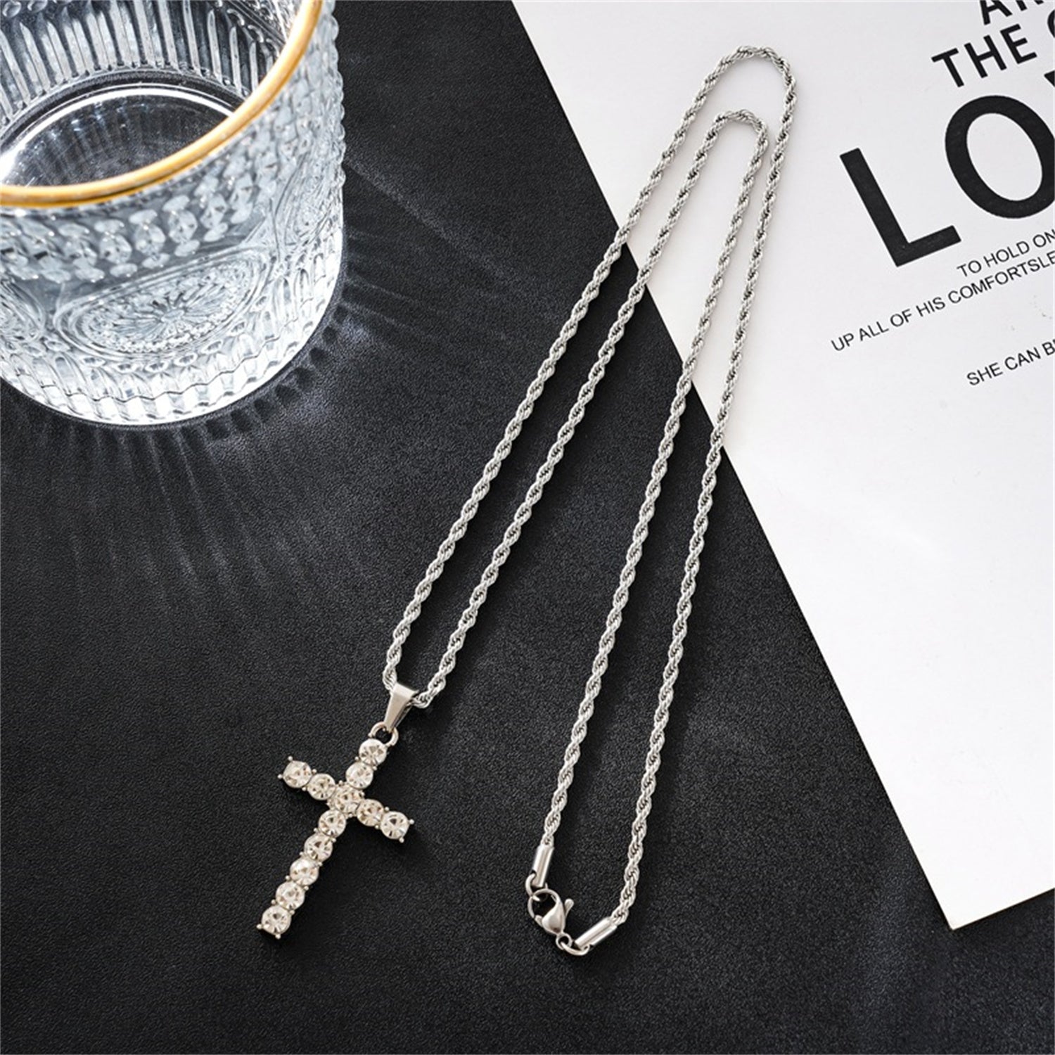 Diamond Pendant Necklace Men's Hip-hop Cold Wind Vera Lux