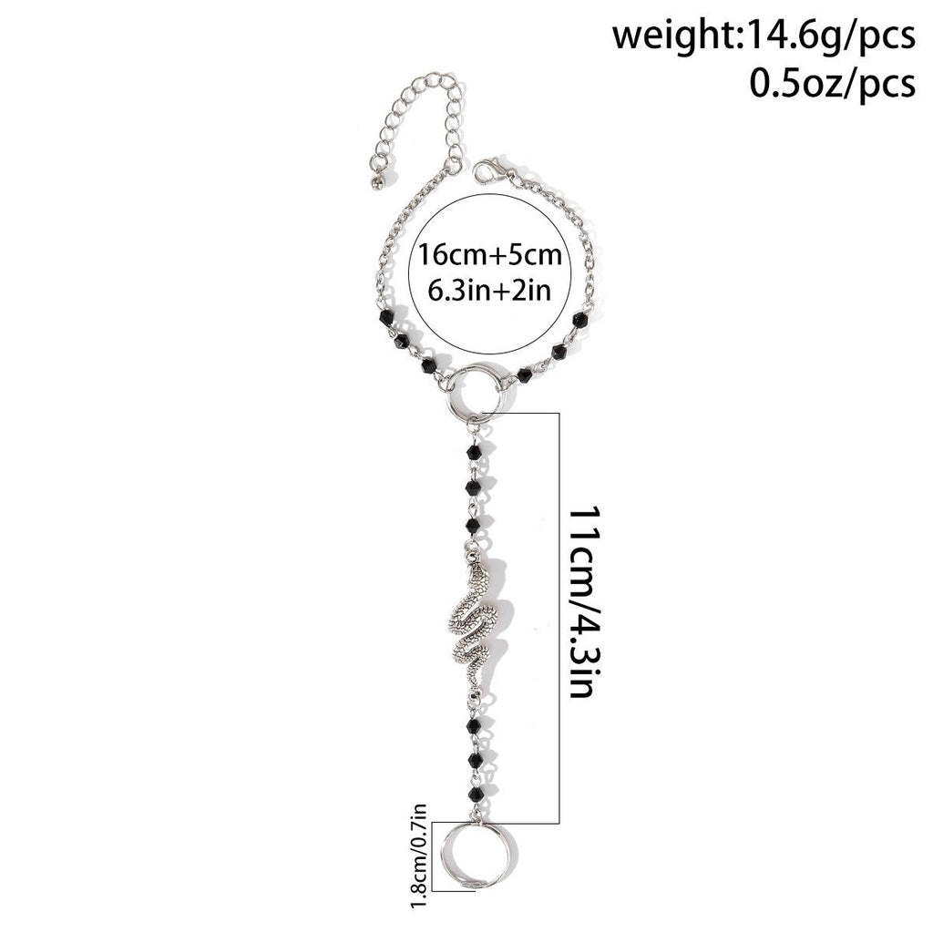 Punk Snake Sweet and Cool Finger Bracelet Vera Lux