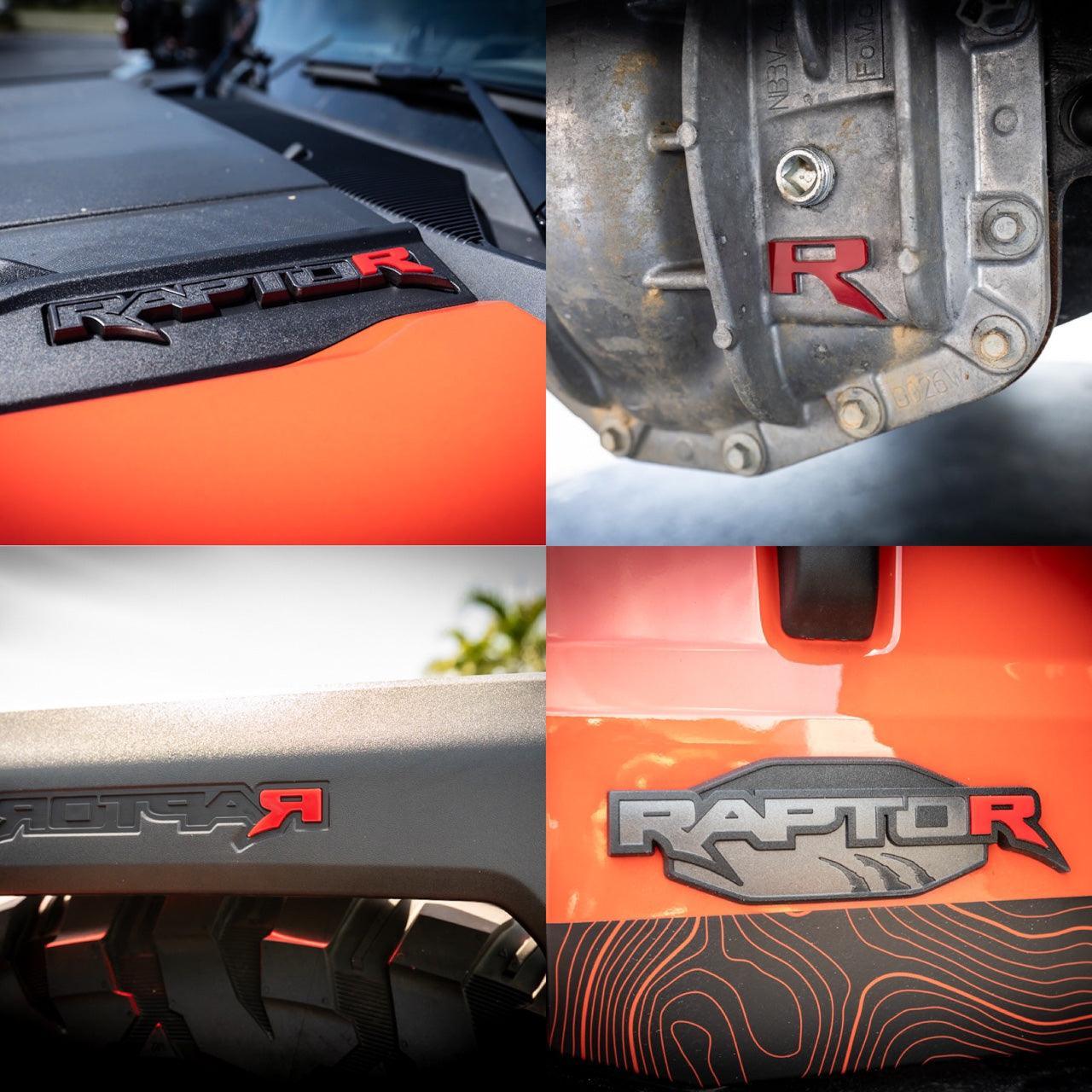 Acrylic R Inlay Kit - 2022+ Bronco Raptor StickerFab
