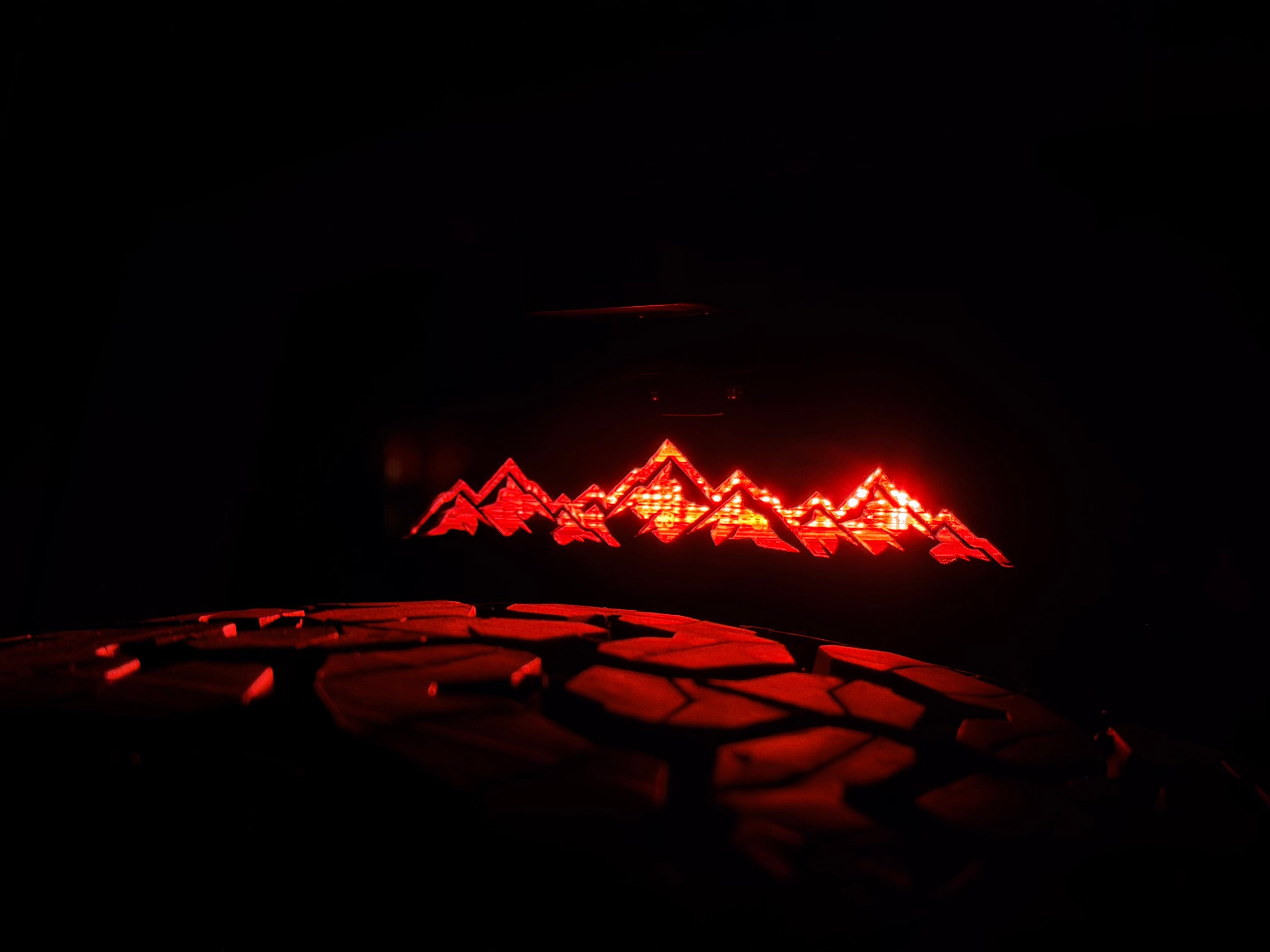 Laser Series Acrylic Third Brake Light Overlay - 2018+ Wrangler JL StickerFab