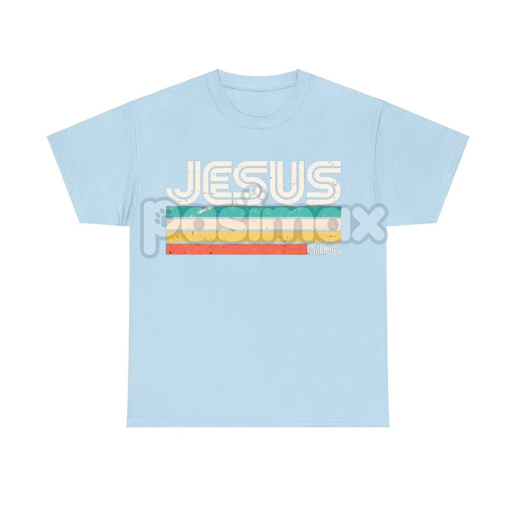 Classic Vintage Jesus Graphic Tee - Retro Faith Menswear Shirt, Timeless Statement Top Pasimax
