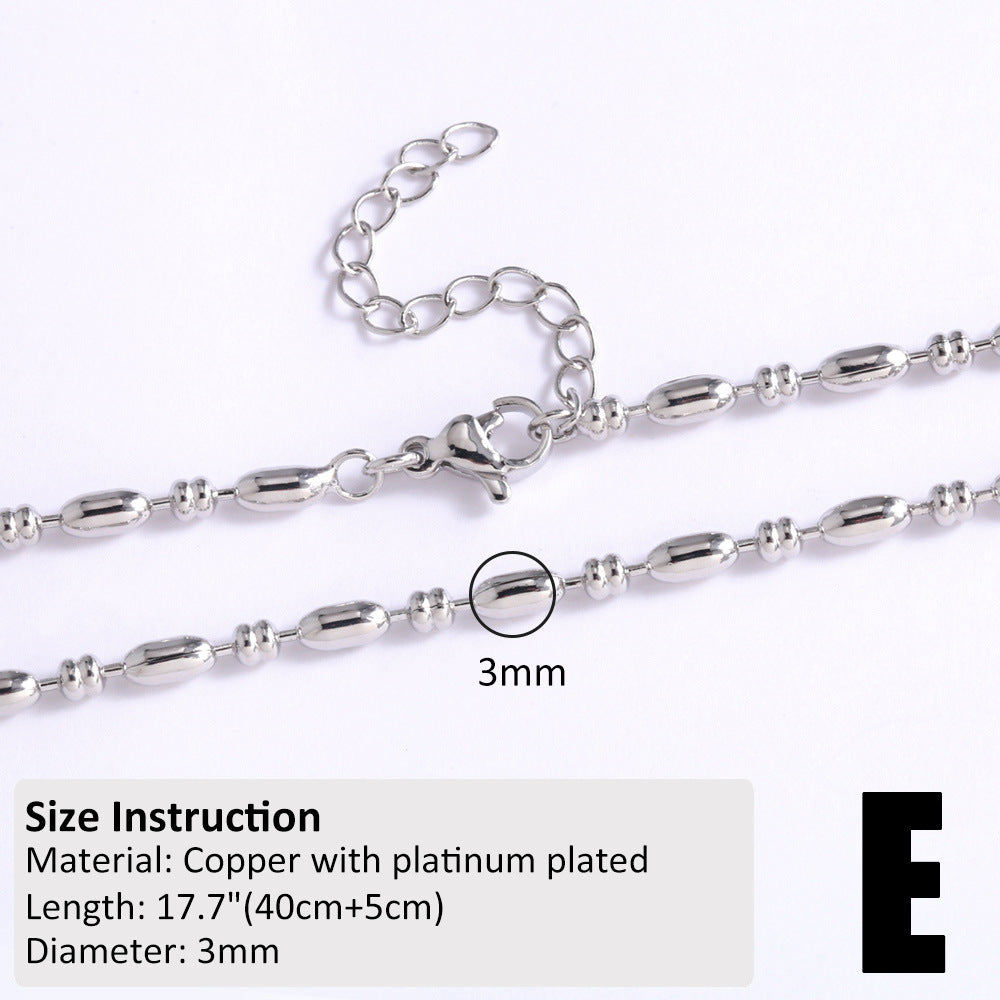 Copper-plated 18k Gold DIY Hip-hop All-match Chain Necklace Vera Lux
