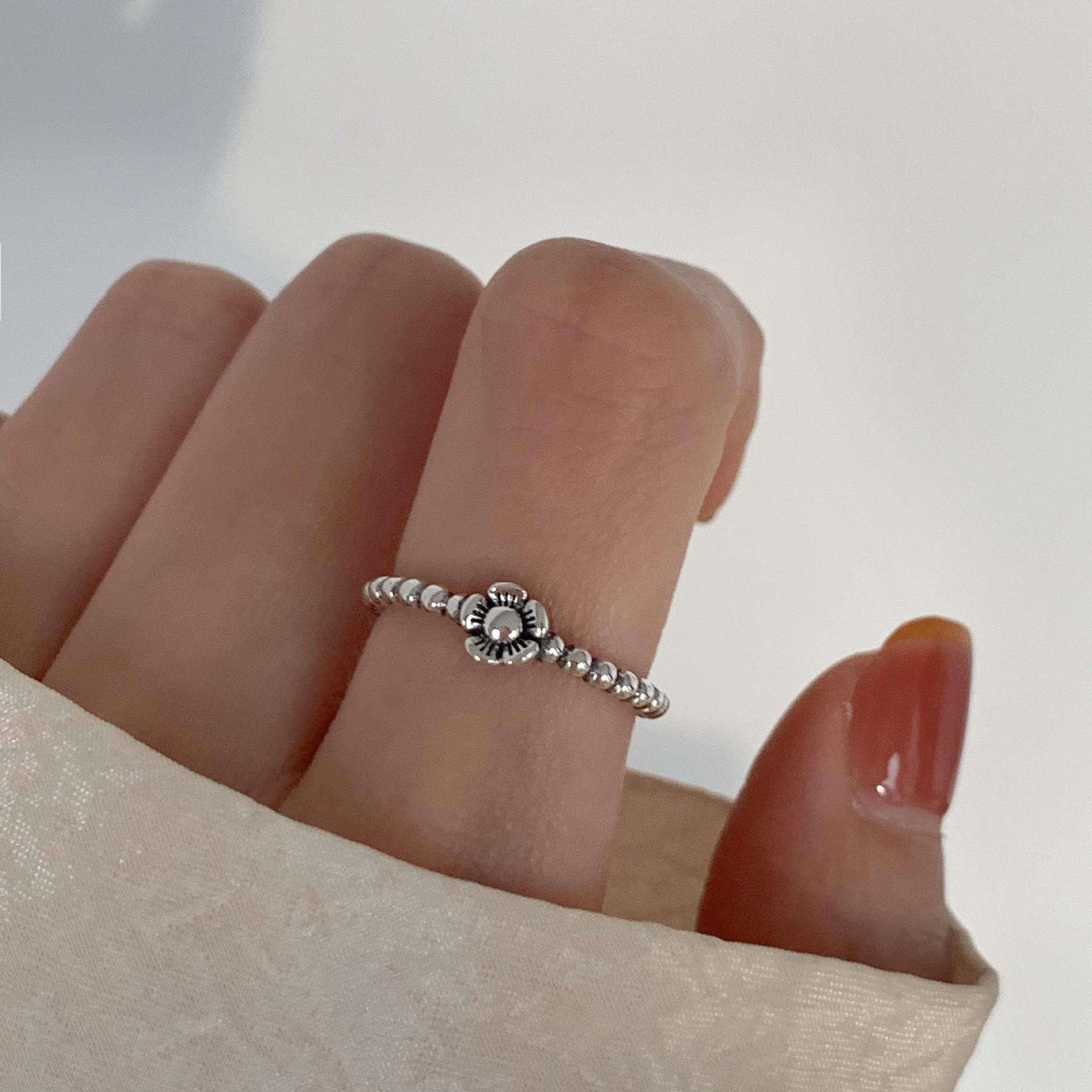 Minimalist Irregular 925 Silver Stackable Rings, INS Style Simple Plain Band, Modern Non-Tarnish Jewelry Gift For Her Vera Lux