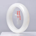 Natural Xinjiang Mutton-fat Grade White Jade Bracelet, Hetian Vera Lux