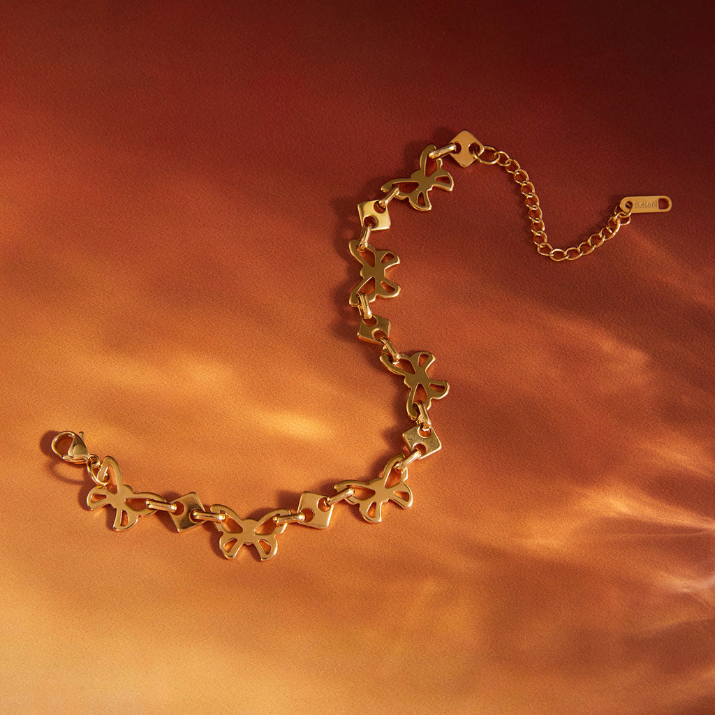 Stainless Steel Butterfly Bracelet Collection Vera Lux