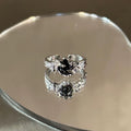 Original Dark Style Thorn Ring For Women & Men, Niche Design Texture Couple Ring, Fashion Open Adjustable Ring Vera Lux