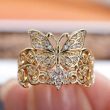 High-end Fashionable Light-luxury Ring Jewelry Vera Lux