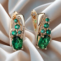 European And American Zircon Elegant Earrings Vera Lux