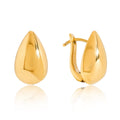 18K gold lightweight luxury and high-end style teardrop earrings Vera Lux