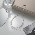 Minimalist Crystal Choker Real Gold Plated Luxurious And Elegant Magnetic Clasp Necklace Vera Lux