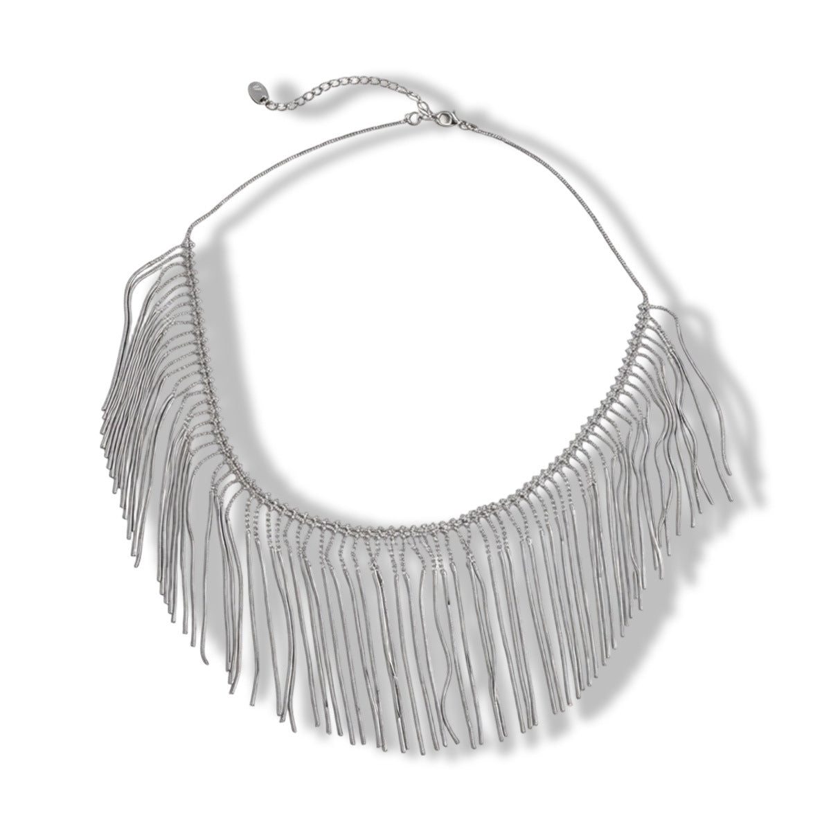 Fashionable Metal Tassel Necklace Vera Lux