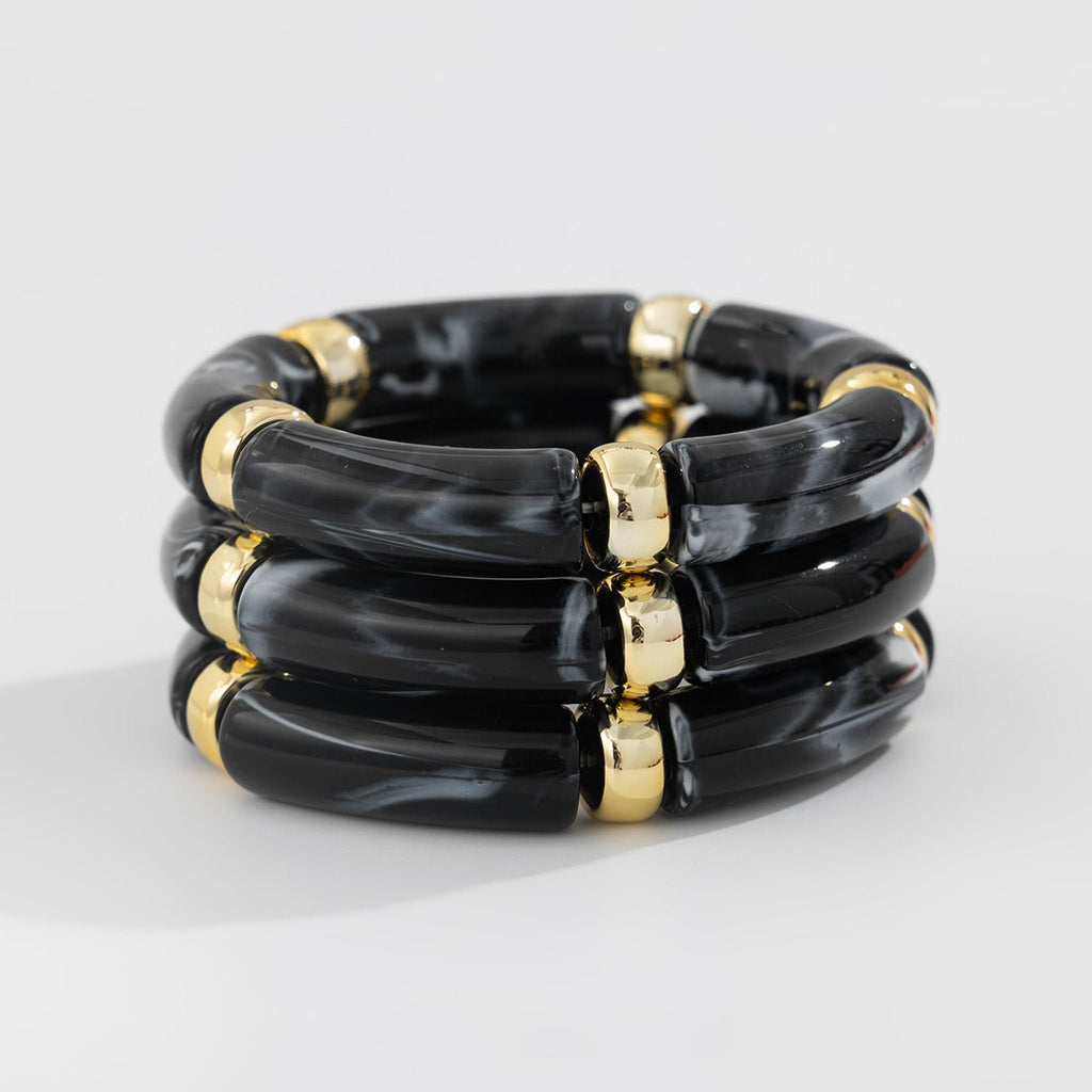 Light luxury ins style beaded bamboo bracelet Vera Lux