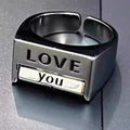 Nti Everything Rotatable Ring, Adjustable Mood Band For Couples Vera Lux