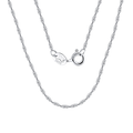 925 Sterling Silver Italian Craftsmanship Sterling  Rope Chain Necklace - Classic Elegance Meets Timeless Design Vera Lux