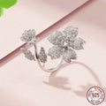 Cherry Blossom Open Adjustable Ring Vera Lux