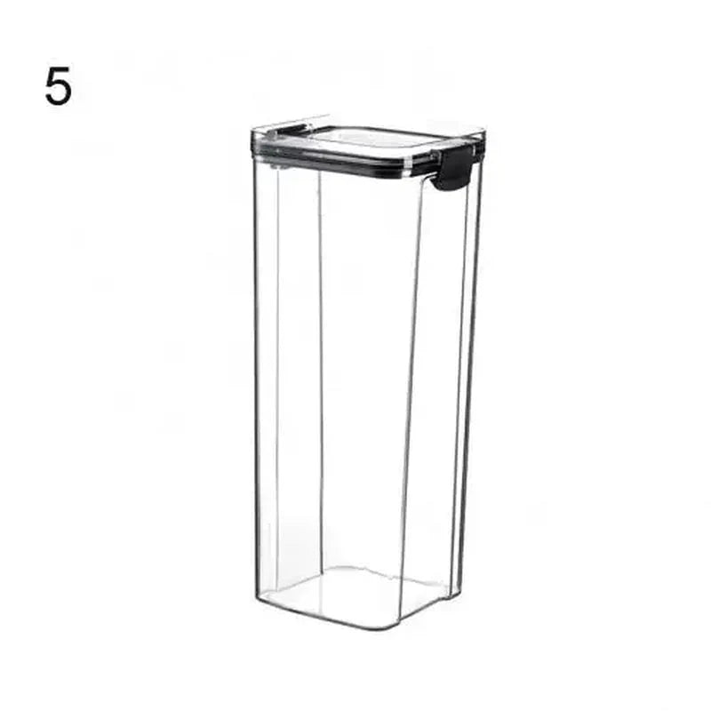 Multipurpose Food Storage Containers Set - Clear Jars with Lids for Cereal, Candy, and Dry Goods My Store