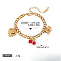 18k gold light luxury stacking pearl bracelet Vera Lux