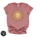 Celestial Sun Tee | Mystical Sun Graphic T-Shirt Spill The Tea Sis Apothecary