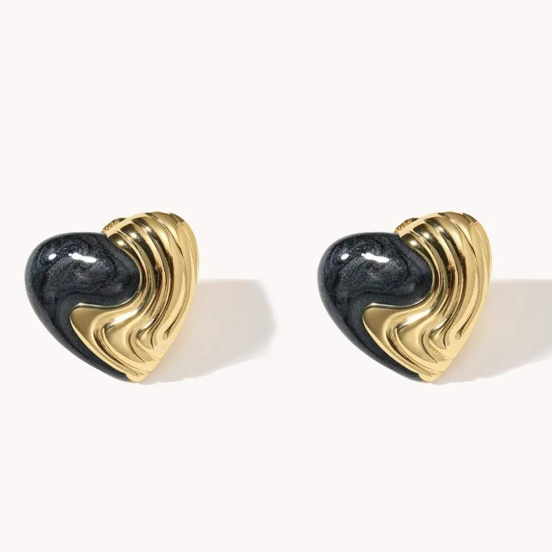 Stainless Steel Oil-dripping Women's Earrings Vera Lux